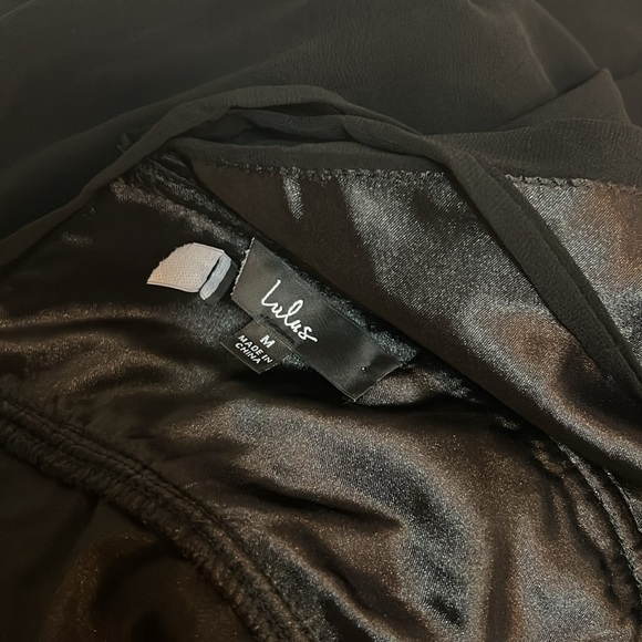 NWOT I’m All Yours Black Ruffled Maxi Dress - Picture 7 of 7